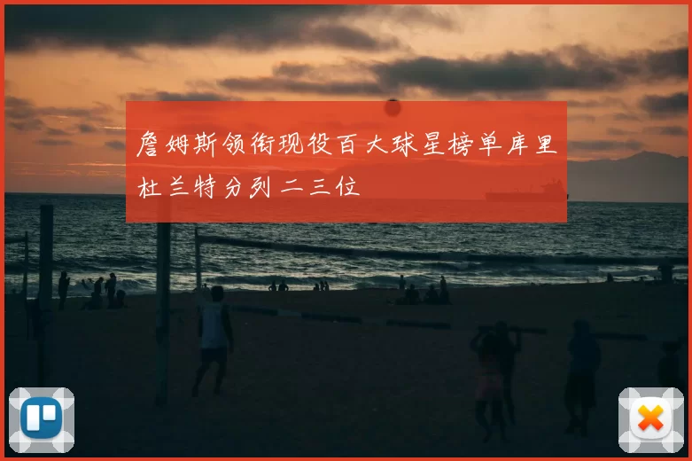詹姆斯领衔现役百大球星榜单库里杜兰特分列二三位
