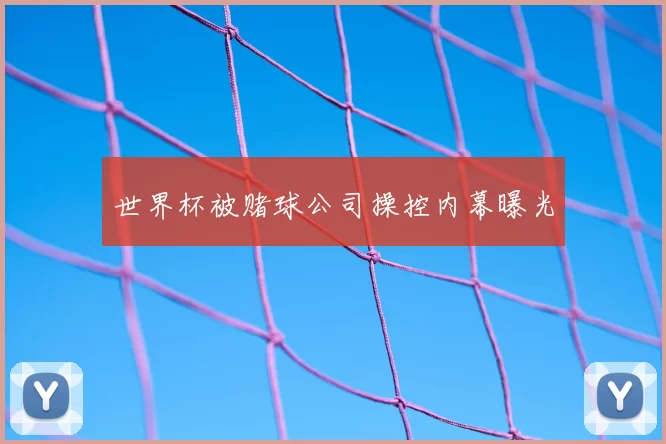 世界杯被赌球公司操控内幕曝光